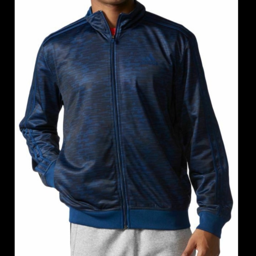 ADIDAS Essential 3 Stripe Tricot Track Jacket